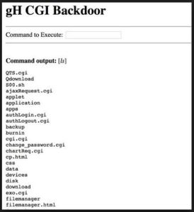 cgi backdoor